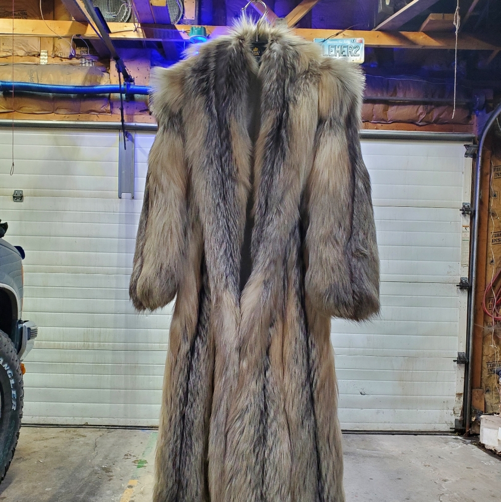 Full Length Fox Fur Coat